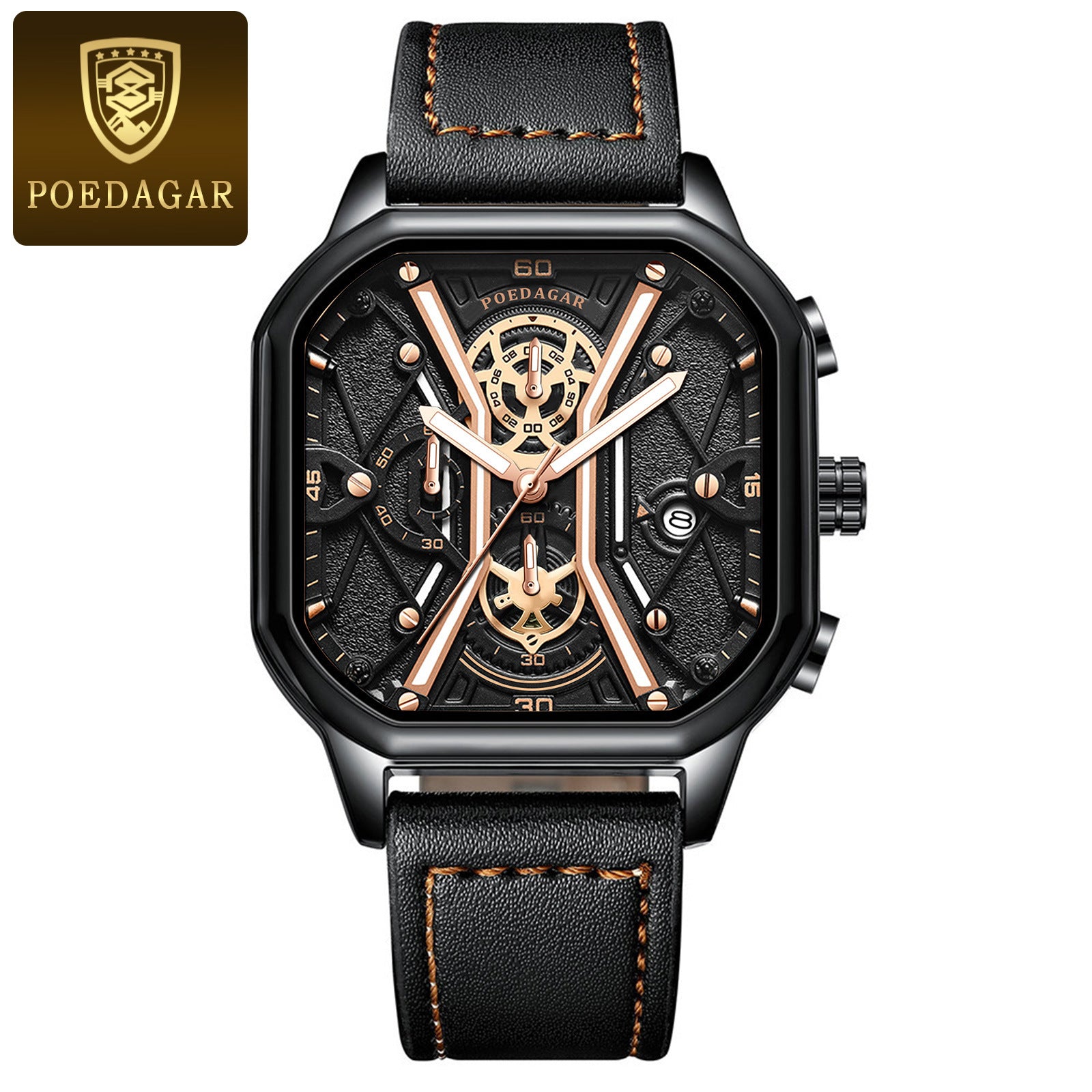 Swiss Brand New Multi-functional Men's Watch Super Luminous Quartz Watch Live Foreign Trade Explosions A Generation Of Hair