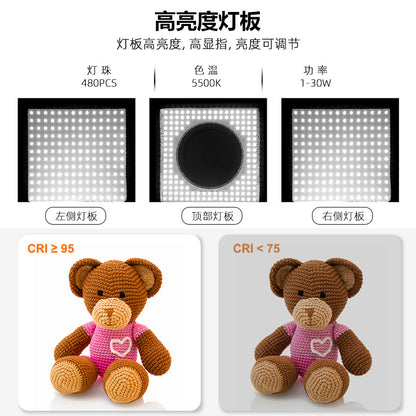 Puluz Fat Cow 40cm Foldable Photography Softbox Small Photo Studio Photography Box With 4 Color Pvc Background Boards