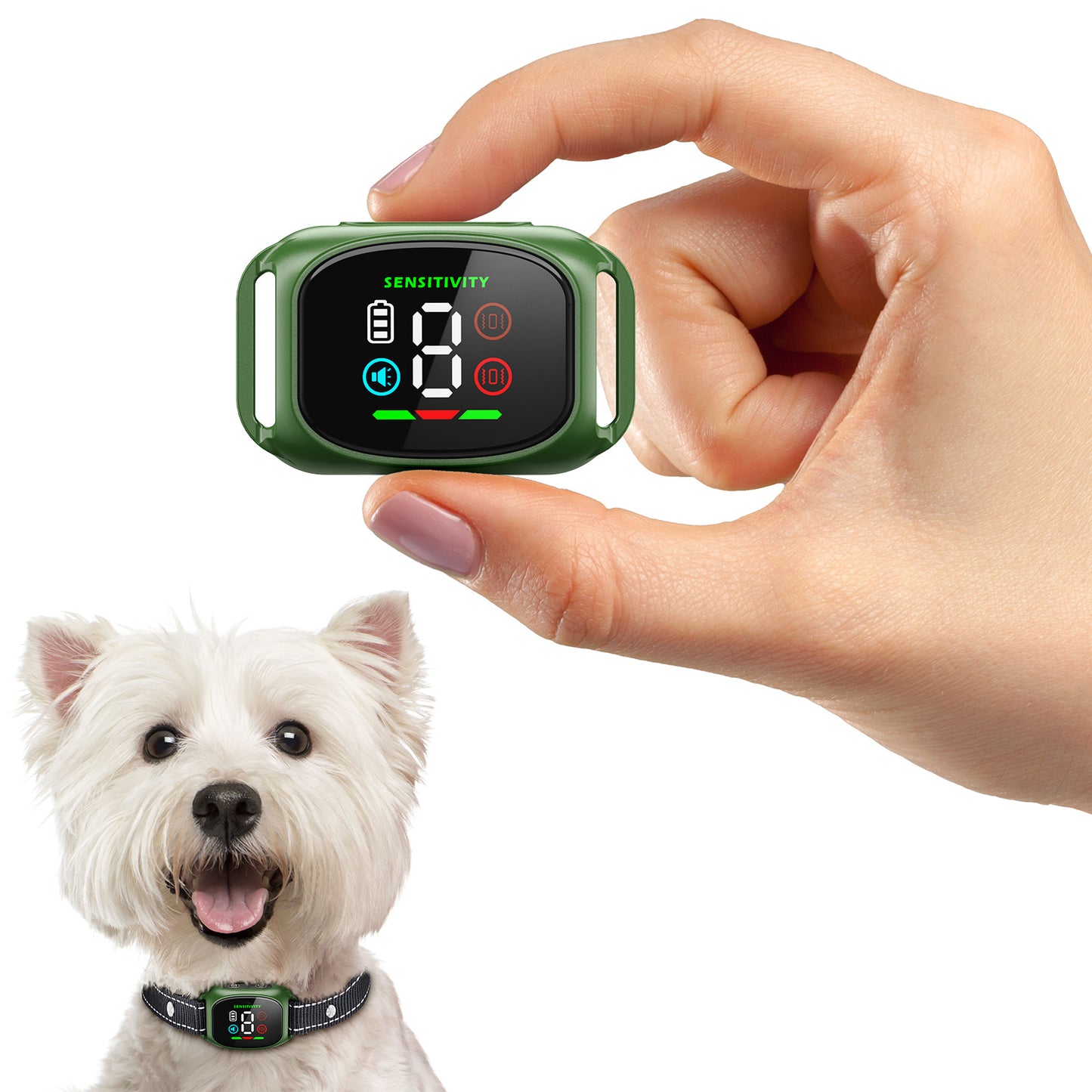 Cross-border Private Model Barking Stopper Automatic Anti-dog Barking Intelligent Induction Anti-interference Vibration Collar Puppy Collar