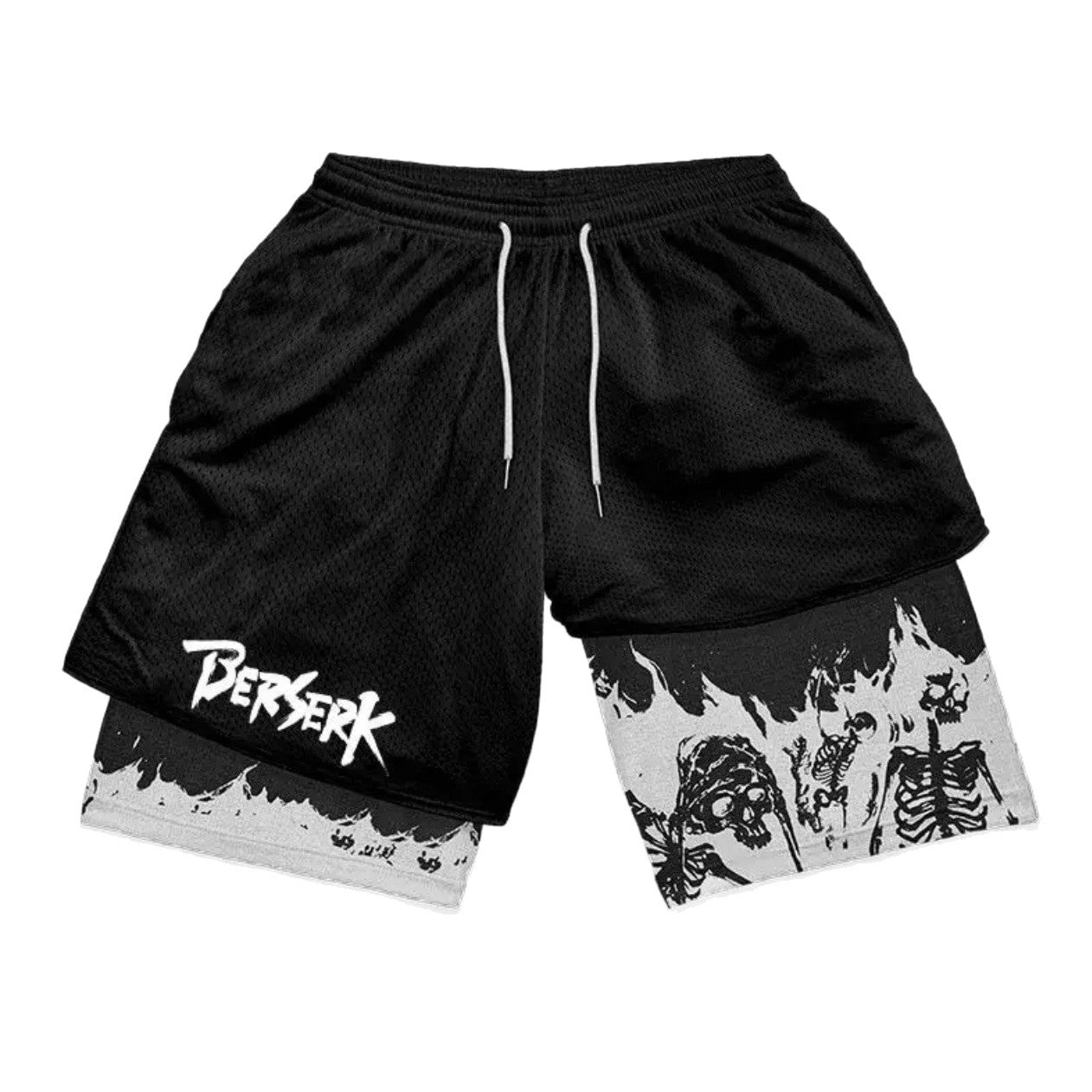 Cross-Border 3D Digital Personalized Printing Adult Double-Layer Fitness Sports Pants Wish Aliexpress Best-Selling Casual Shorts