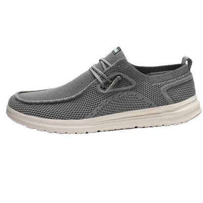 Cross-Border New Men's Ultra-Light Casual Shoes Lazy Slip-Ons Casual Versatile Loafers Canvas Wholesale Men's Shoes