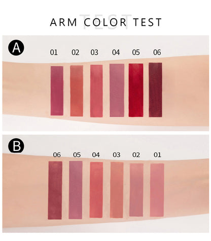 Matte Non-stick Cup Waterproof Lipstick Long-lasting Lip Gloss