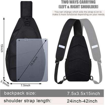 Cross-Border Hot-Selling Men's And Women's Chest Bags, Large-Capacity Outdoor Travel Sports Bags, Adjustable Shoulder Straps, Cycling Bags, Customization