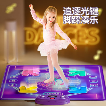 Cross-border Children's Music Bluetooth Dancing Blanket Big Sports Sensor Trainer Jumping Long Height Fitness Game Blanket Toy