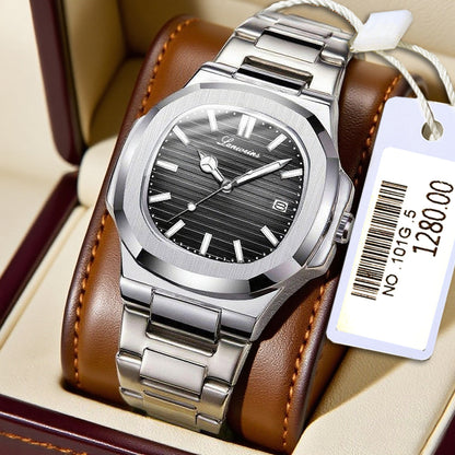 New Steel Band Parrot Quartz Watch Men's Watch Wholesale Watch Cross-Border Luminous Calendar Steel Band Watch