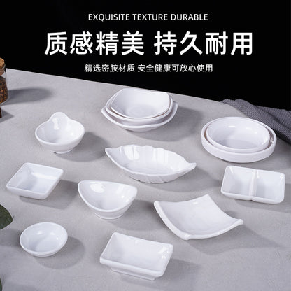 Young's Porcelain-Imitation Milamine Shatter-Resistant Round Small Flavor Dish Chinese Sushi Dipping Sauce Dish Dish Dish Dish Dish Dish Dish Dish Dish Dish Dish