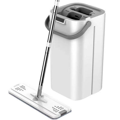 Household Mop A Mop Clean Artifact Rotatable Dry And Wet Separation Mop Hand-free Flat Mop Barrel Suit Wholesale