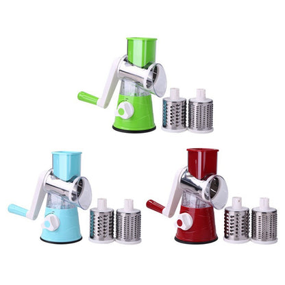 Multi-function Drum Vegetable Cutter Hand Kitchen Shredder Grater Potato Slicer