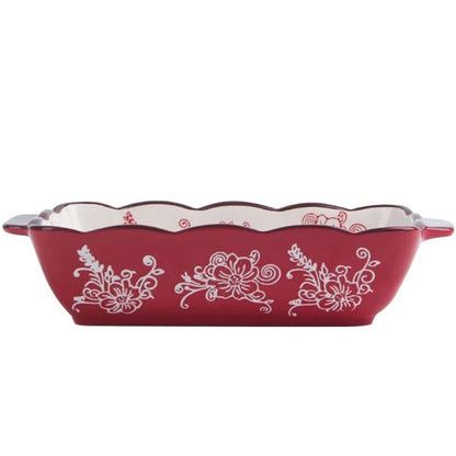 One-Person Underglaze Ceramic Baking Pan Cheese Baked Rice Bowl Oven Baked Rice Plate Breakfast Plate Home Plate Dish Plate