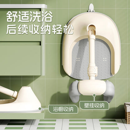 Cross-border Baby Bath Rack Baby Standing Bath Artifact Bath Tub Table Foldable Installation-free Non-slip