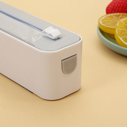 Coil Film Cutter Baking Tin Paper Two-way Sliding Knife Cutting Box Household Magnetic Wall-mounted Storage Box Storage Rack