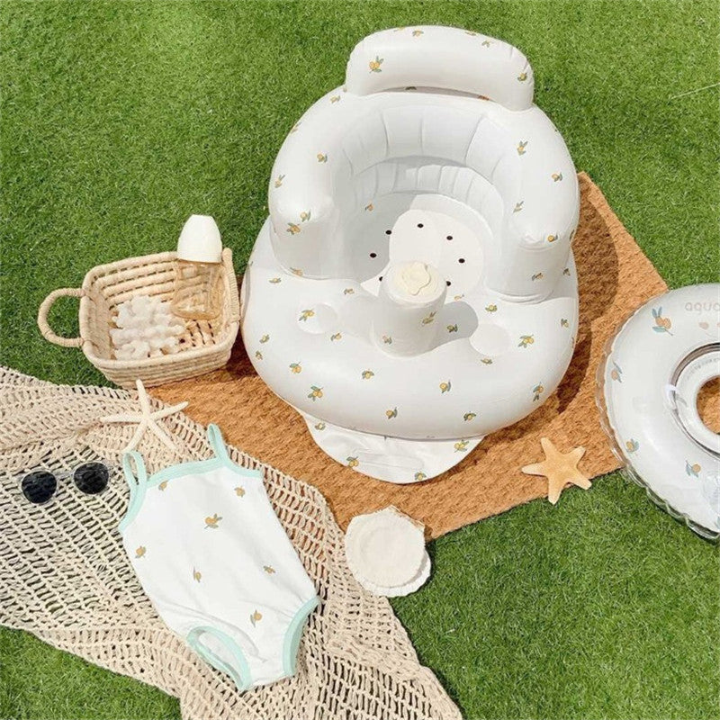 Ins Korea Same Style Baby Learning Chair Baby Multifunctional Inflatable Sofa Child Training Seat Learning Artifact