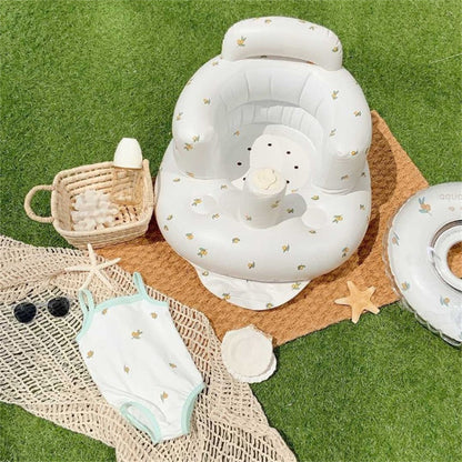 Ins Korea Same Style Baby Learning Chair Baby Multifunctional Inflatable Sofa Child Training Seat Learning Artifact