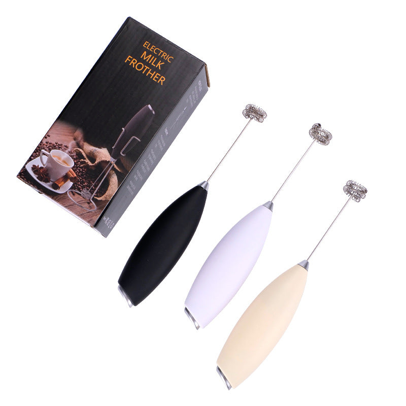 Wireless Electric Milk Foamer Coffee Mixer Small Egg Beater Baking Tools Household Bracket Milk Foamer