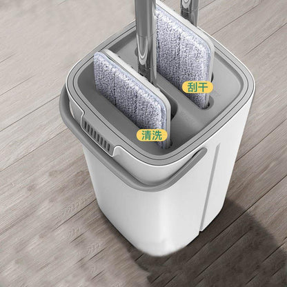 Household Mop A Mop Clean Artifact Rotatable Dry And Wet Separation Mop Hand-free Flat Mop Barrel Suit Wholesale