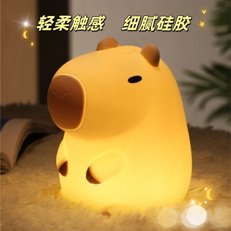 New Dolphin Door Kappi Barra Night Light Ornaments Small Gift Guinea Pigs Silicone Creative Gift Ornaments Atmosphere Light