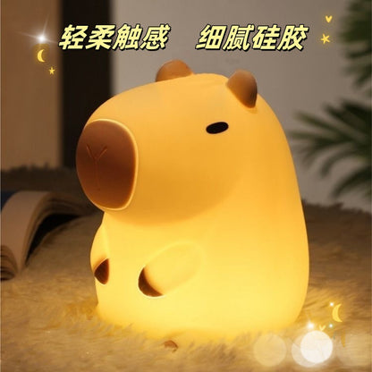 New Dolphin Door Kappi Barra Night Light Ornaments Small Gift Guinea Pigs Silicone Creative Gift Ornaments Atmosphere Light