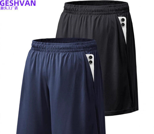 BALENNZ Men's Sports Shorts With Pocket And Elastic Belt Quick-Dry Sportswear Oreeta Cross Pants