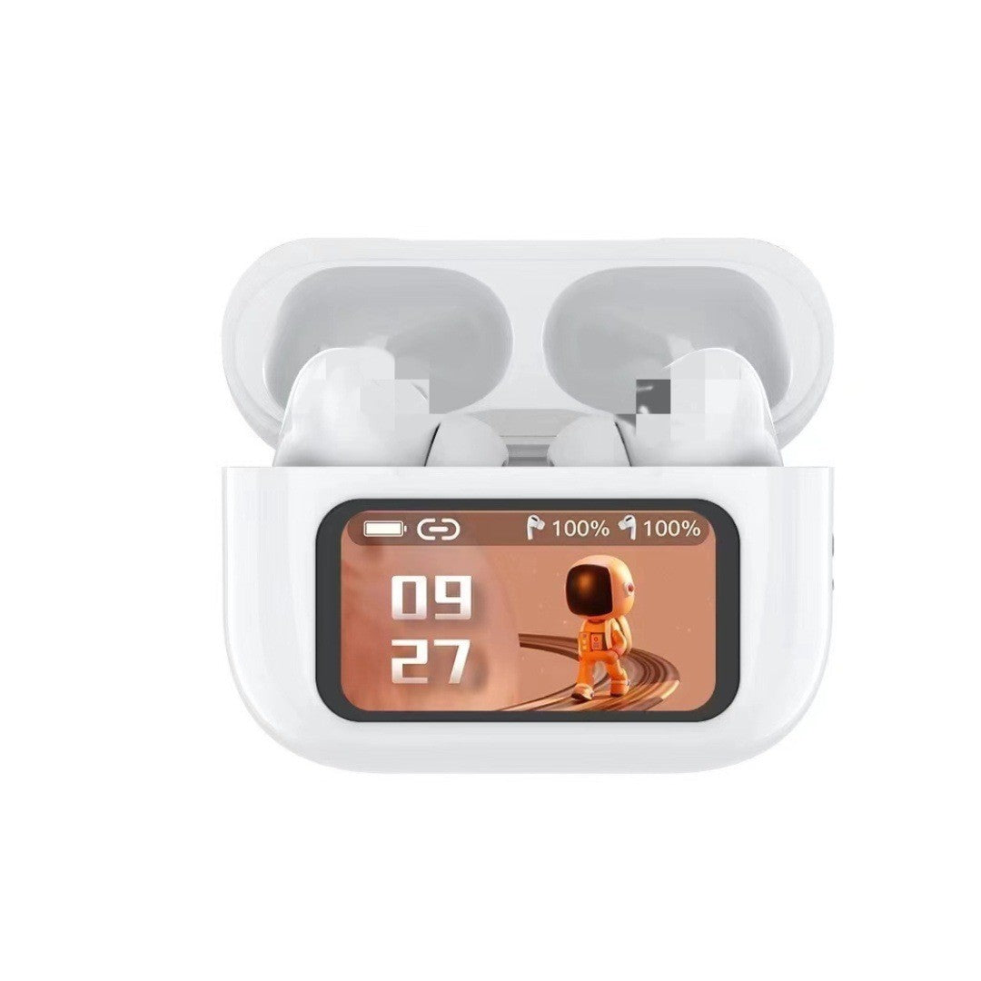 Cross-Border New A9Pro Wireless Bluetooth Headset Smart Color Screen E11 Noise Reduction Headset Game Call In-Ear A9