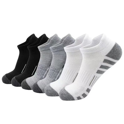 Amazon Basketball Socks Black And White Grey Plus Size Sweat Absorbent Breathable Short Socks Fitness Training Elite Running Sports Socks