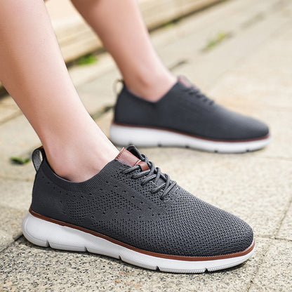 2025 Summer Breathable Casual Shoes Thick Sole Lightweight 48 Large Size Driving Shoes Casual Trbottomy Hiking Shoes Low Top Men