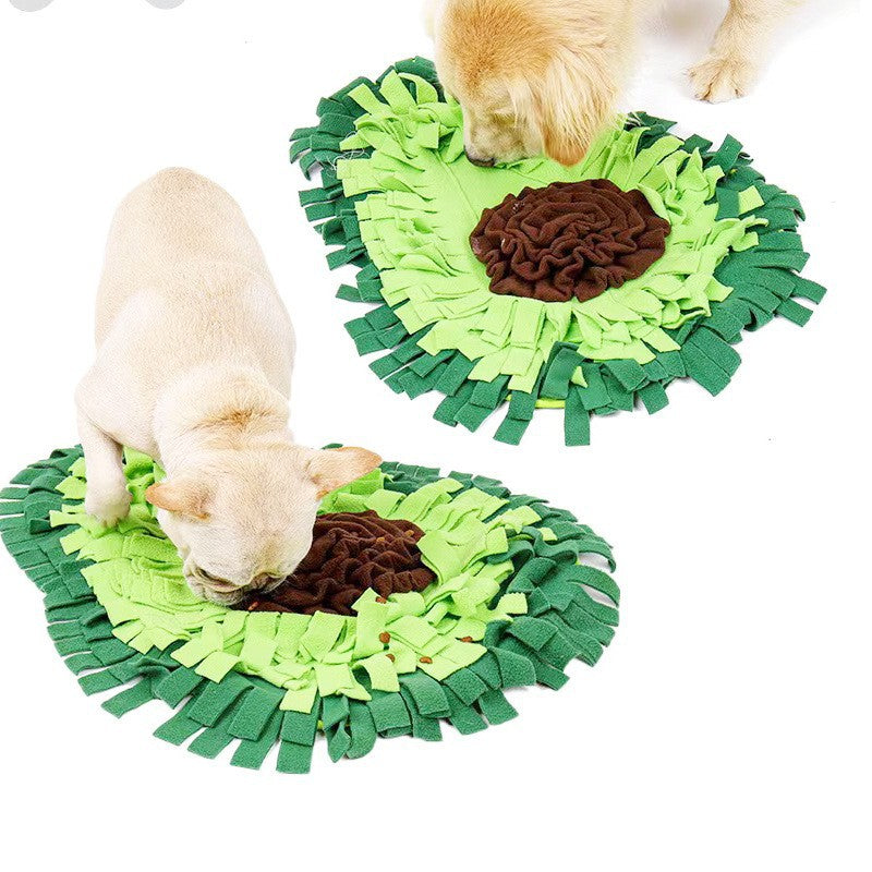 Pet Dog Cat Olfactory Training Mat Non-slip Environmental Protection Machine Washable Suitable For Indoor And Outdoor Use To Reduce Stress And Anxiety