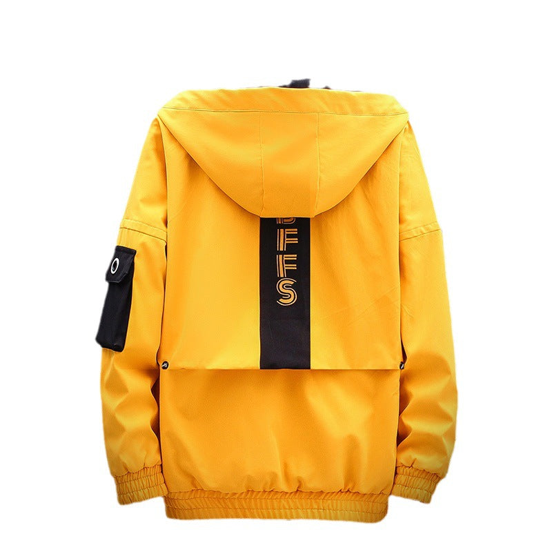 Workwear Coat Men&#039;s Spring And Autumn 2020 New Men&#039;s Trench Coat Short Korean Fashion Men&#039;s Student Jacket Top Clothes