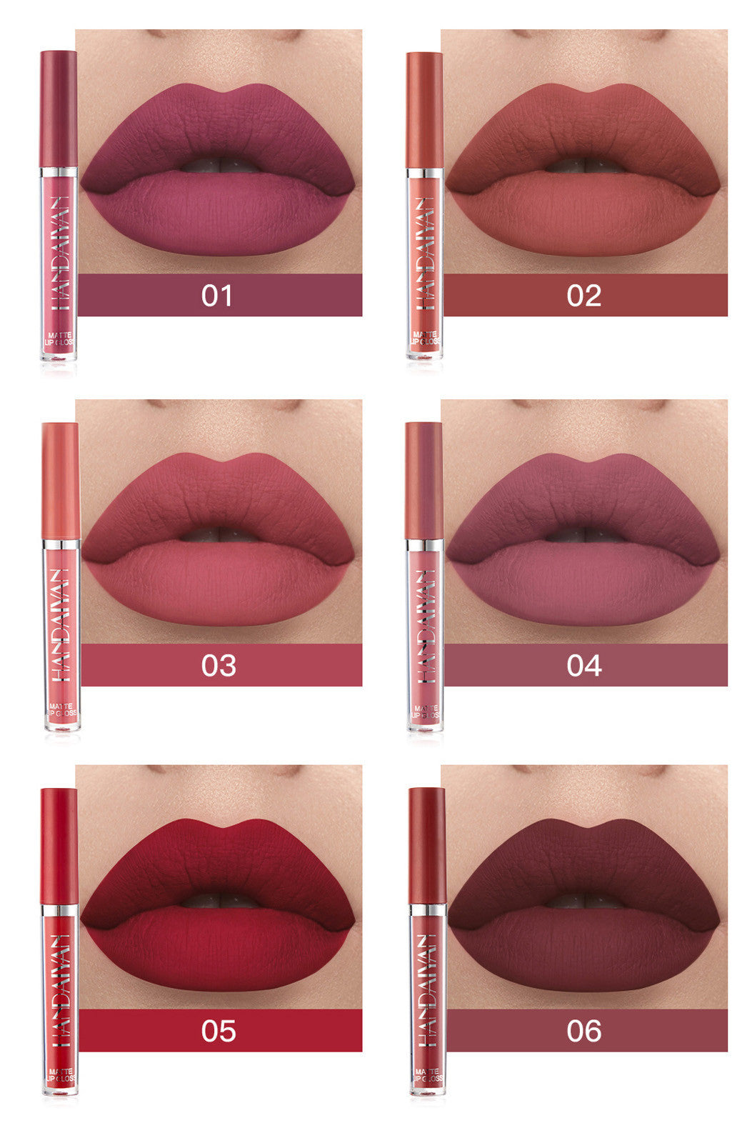 Matte Non-stick Cup Waterproof Lipstick Long-lasting Lip Gloss