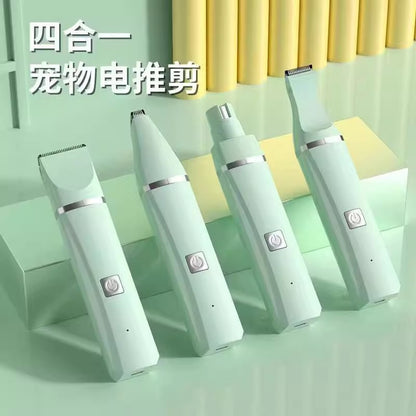 Cross-border New Pet Shaver Cat Hair Removal Electric Clippers Foot Shearing Artifact Mute Rechargeable Electric Clippers