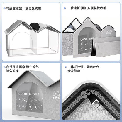 Japanese Cat Air-conditioning Room Cat Cooling Artifact Summer Cat Nest Ice Nest Dog Cat House Dog Bed Pet Ice House