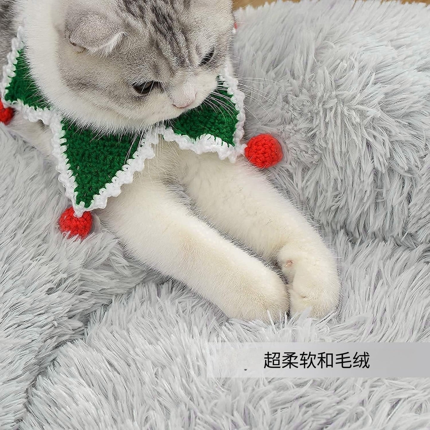 Cross-border Dog Kennel Plush Round Pet Kennel Dog Bed Winter Dog Mat Pet Bed Pet Supplies Wholesale