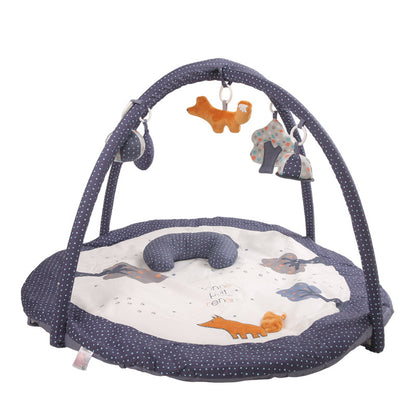 Cross-Border Ready-Made Baby Fitness Stand Little Fox With Bracket Game Mat Ready-Made Baby Crawling Mat Game Mat