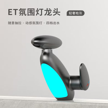 Personalized Cross-border Bathroom Hotel Faucet Fat Penguin Atmosphere Lamp Drawable Bathroom Counter Basin Basin Faucet