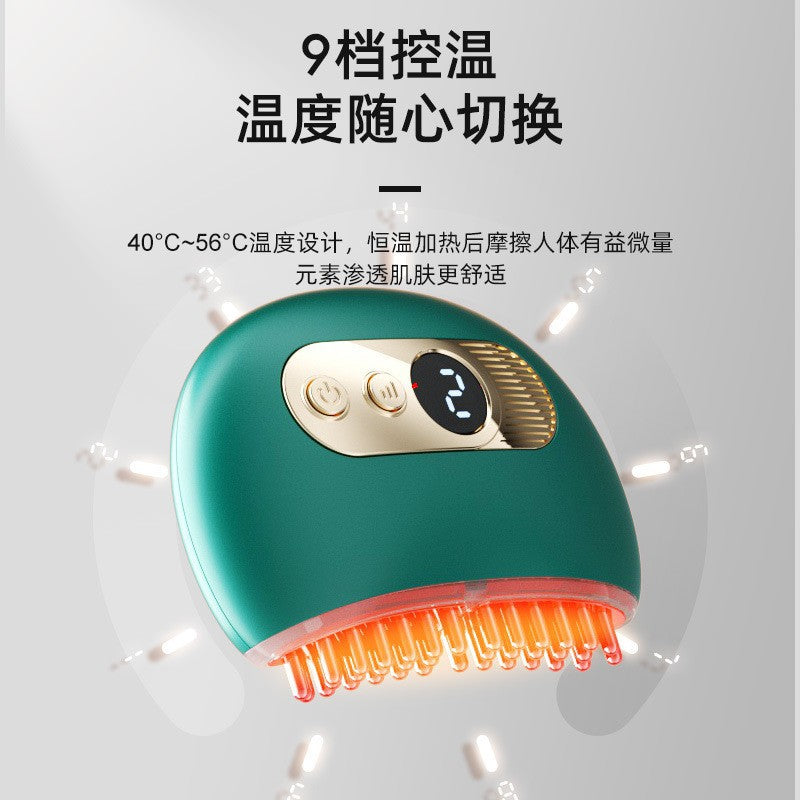 Stone Needle Scraping Plate Facial Beauty Electric Jar Scraping Instrument Meridian Dredging Heating Scraping Plate Whole Body Tendon Pulling