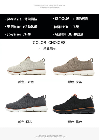 Summer Breathable Casual Shoes Thick Sole Lightweight 48 Large Size Driving Shoes Casual Trbottomy Hiking Shoes Low Top Men