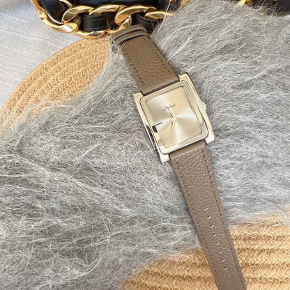 Factory Supply Mishali New Angla Red Square Belt Watch Women's Watch Simple Niche Live