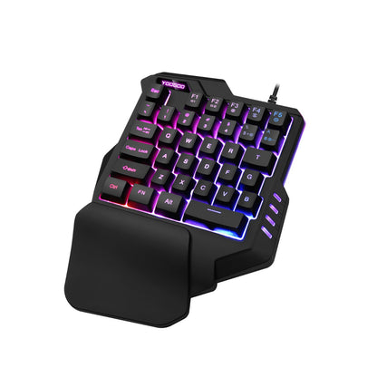 Viper G92 One-handed Gaming Keyboard Pressure Gun Chicken Throne One-handed Key Mouse Gaming Keyboard Mouse Wholesale
