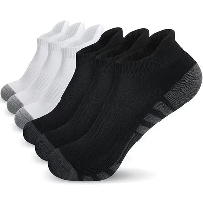Amazon Basketball Socks Black And White Grey Plus Size Sweat Absorbent Breathable Short Socks Fitness Training Elite Running Sports Socks