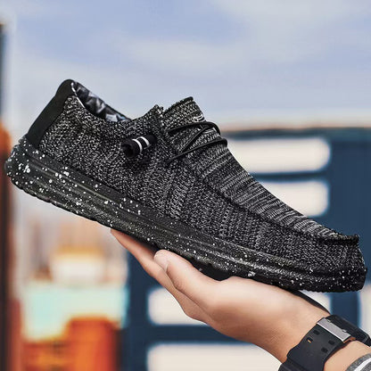 Slip-on Lazy Sneakers Autumn Comfortable All-match Non-slip Casual Work Shoes Men's Loafers Old Beijing Cloth Shoes