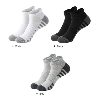 Amazon Basketball Socks Black And White Grey Plus Size Sweat Absorbent Breathable Short Socks Fitness Training Elite Running Sports Socks