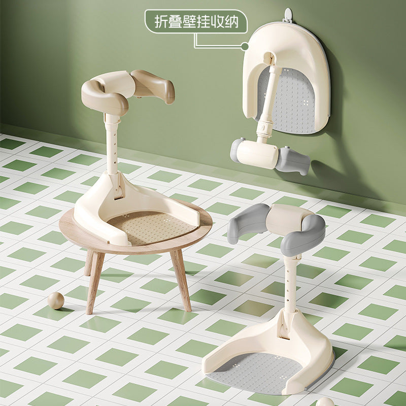 Cross-border Baby Bath Rack Baby Standing Bath Artifact Bath Tub Table Foldable Installation-free Non-slip