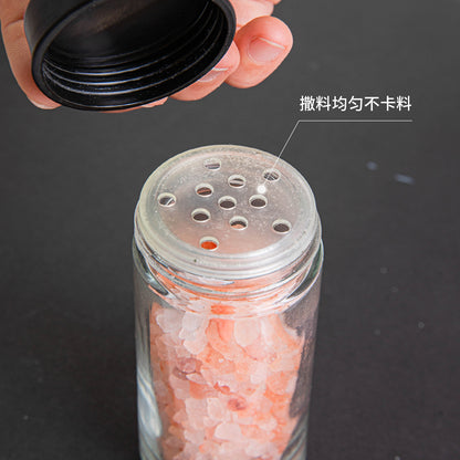 Cross Border With Bottle 18 Jar Ferris Wheel Rotating Glass Seasoning Rack Suit Seasoning Bottle Seasoning Spice Jar Seasoning Bottle