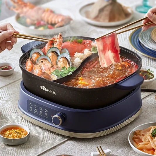 Supor Electric Hot Pot Household New Multi-functional Cooking Pot Split 7L Large Capacity Pan-frying And Roasting Boiling Pot