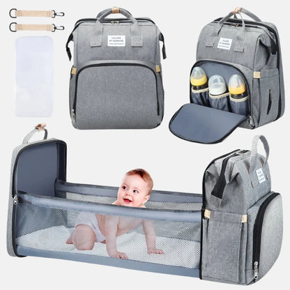 Cross-Border New Bed Bag, Integrated Mommy Bag, Outing Handbag, Mother And Baby Bag, Portable Multi-Functional Mommy Bag, Backpack