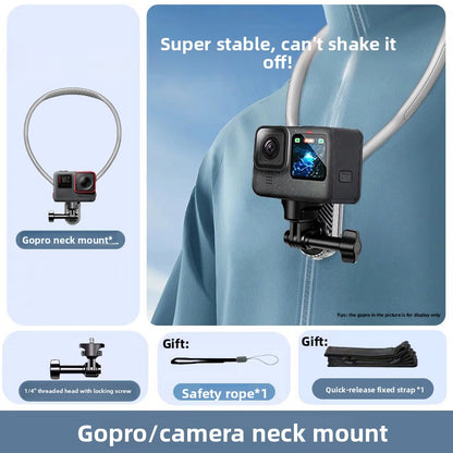 Adjustable Neck Phone Mount for Hands-Free Recording