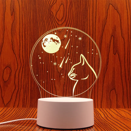 Creative 3D Night Light Lamp