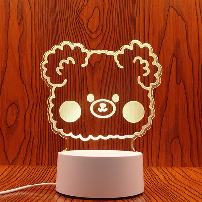Creative 3D Night Light Lamp