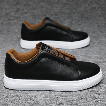 Men's Solid Color Low Top Skateboard Shoes