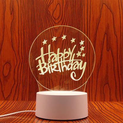 Creative 3D Night Light Lamp