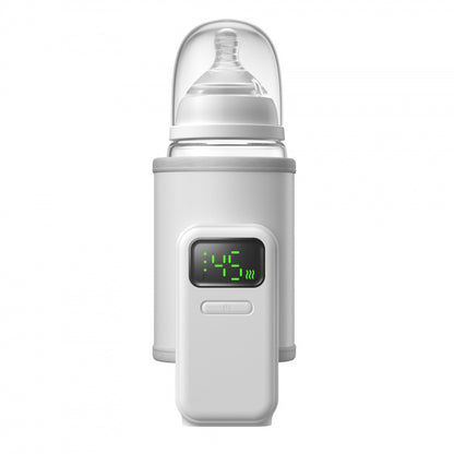 USB car-mounted charging heating bottle for baby